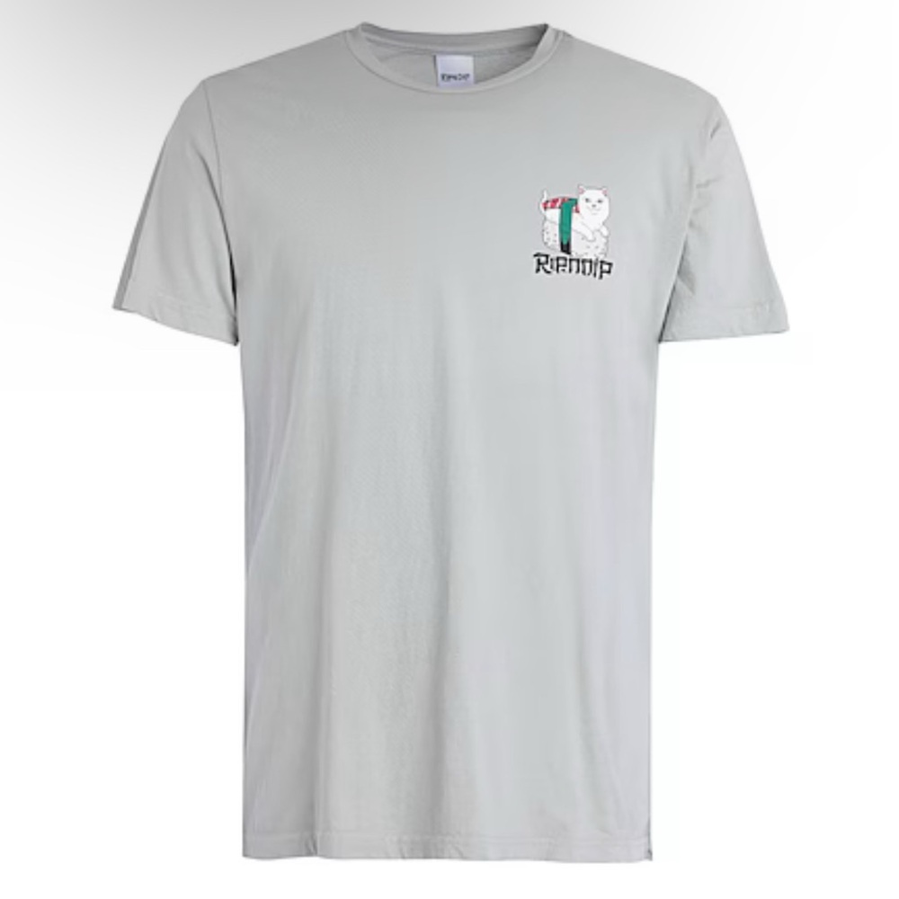 Rip N Dip Grey Sushi Menu T-Shirt -L - NWOT - Picture 2 of 2